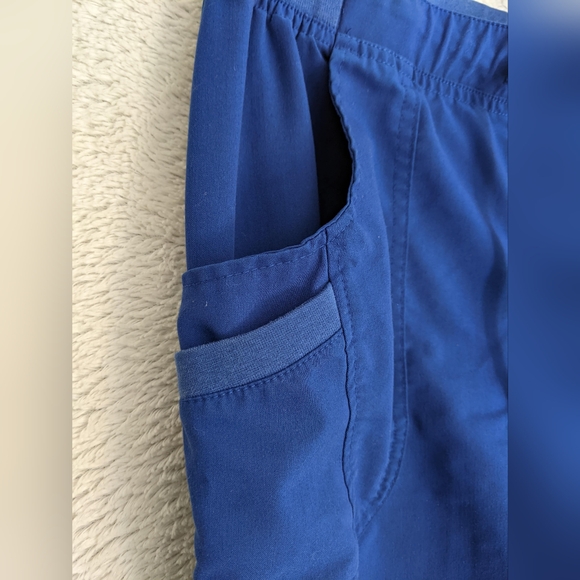 Jockey Women's Extreme Comfy Scrub Pant, Medium Tall, Royal Blue - Picture 3 of 9